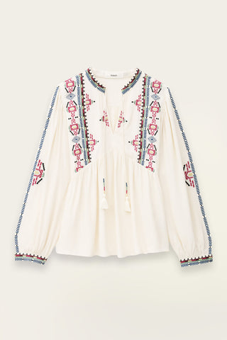 BA&SH - Tilt Blouse - Ecru