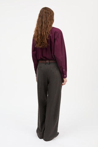 SKALL - Edgar Shirt - Aubergine