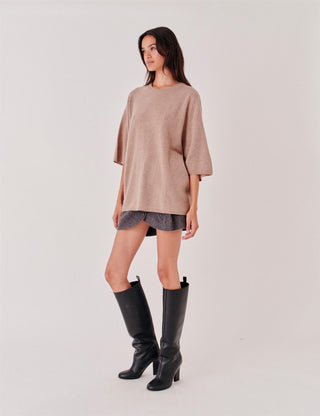 The Garment - Como Oversized Tee - Truffle
