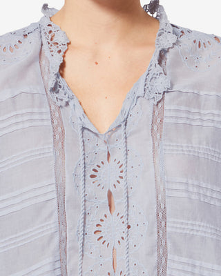 ISABEL MARANT ÈTOILE - Payton Top - Light Blue