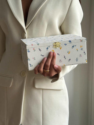 Pico Copenhagen - Giant Jewelry Box - Ivory Flower
