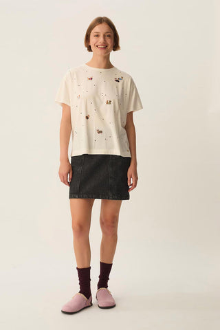 DES PETITS HAUTS - Fanelie Tee-Shirt - Ecru