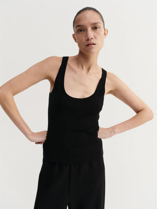 ALMADA LABEL - Indy Rib Top - Black
