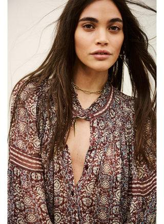 BA&SH - Denna Shirt - Burgundy
