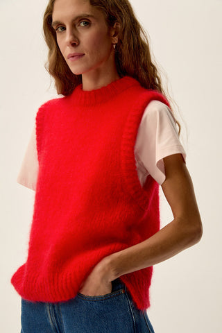 DES PETITS HAUTS - Alberto Sweater - Tomate