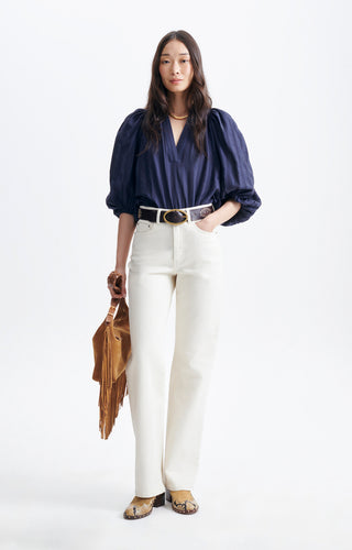 VANESSA BRUNO - Bell Blouse - Navy