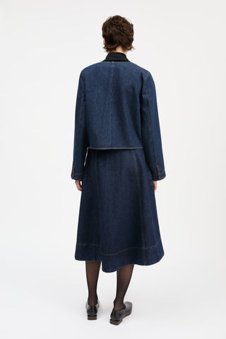 SKALL - Clementine Jacket - Indigo Blue