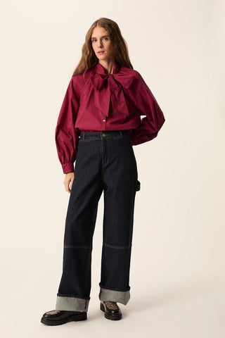 DES PETITS HAUTS - Trefle Blouse - Ruby