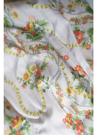 BON DEP - Pouch Square Ruffles Liberty - Ribbon Cascade