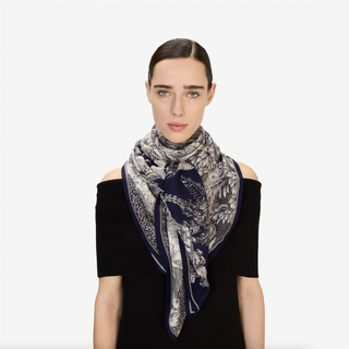 INOUI - Square Cashmere Piranesi 130 - Navy