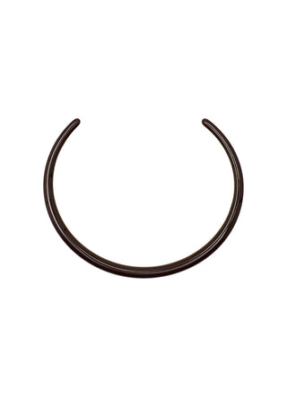 Pico Copenhagen - Odessa Resin Necklace - Dark Chocolate