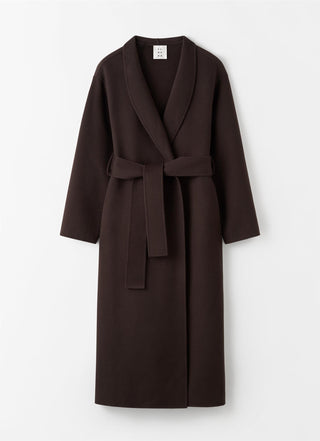 ALMADA LABEL - Pre-Order Mara Double Coat - Chocolate