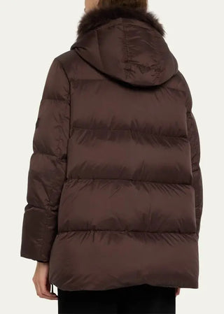 YVES SALOMON - A Line Down Jacket - Mocha