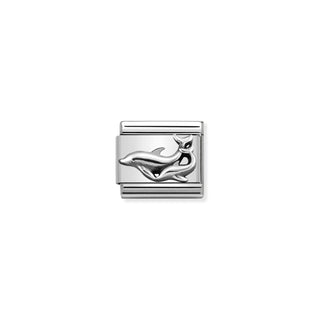 Nomination - Link OXIDIZED SYMBOLS 925 sterling silver Dolphins