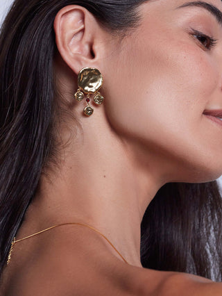 ANNI LU - Dream Catcher Earrings - Gold