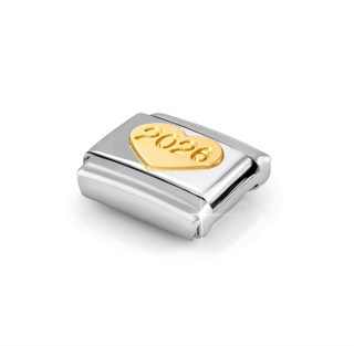 Nomination - Link CLASSIC symbols steel 18k gold 2026 HEART