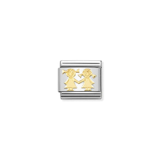 Nomination - Link SYMBOLS  18k gold SISTERS