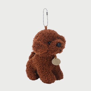 STICKY BESTIE - Fluffy Poodle Charm - Brown