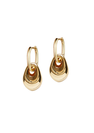 ANNI LU - Golden Pebble Earring - Gold