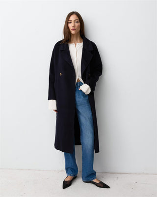 THE CURATED - The London Coat - Navy (pre-order)