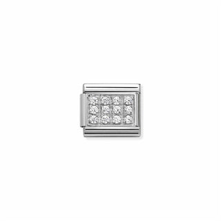 Nomination - Link PAVE in 925 sterling silver White CZ