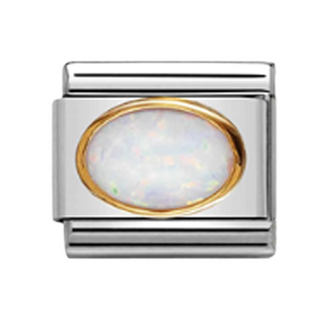 Composable classic link from nomination italy opal 
