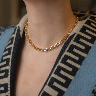 Emilia by Bon Dep - Angeled Chain Necklace 40cm
