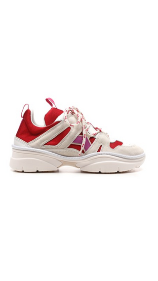 ISABEL MARANT ÈTOILE - Kindsay Sneakers - Red/Pink