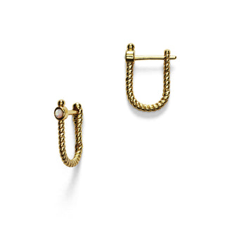 ANNI LU - Golden Rope Earring - Gold
