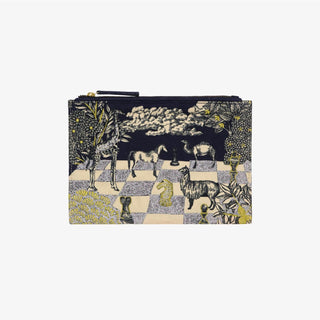 INOUI - Embroidered Pouch Magnus - Navy
