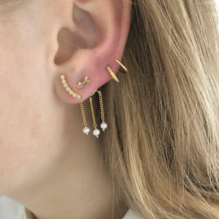 STINE A - Petit Love Arrow Earring - Gold