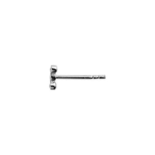 STINE A - Three Dots Earring Piece - Silver