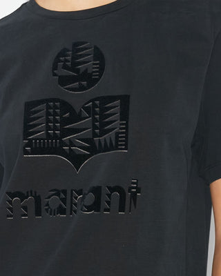 ISABEL MARANT ÈTOILE - Zewel Cotton Tee Shirt - Black