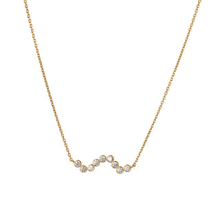 STINE A - Midnight Sparkle Necklace Gold