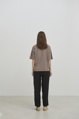 SKALL - Andy Oversize Tee - Cold Brown