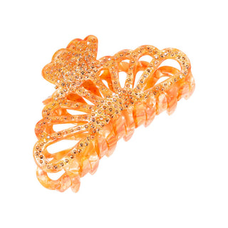 Pico Copenhagen - Large Claw (470 crystals) - Yellow/Coral MOP