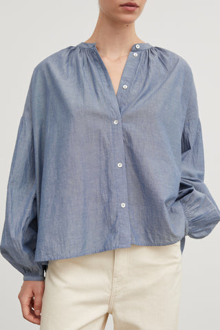 SKALL - Cilla Shirt - Blue Chambray