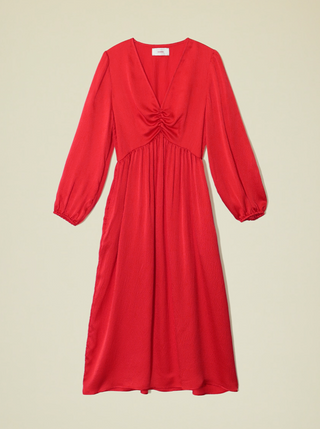 XIRENA - Eloise Dress - Ruby Red
