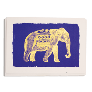 Archivist - Printed Card - Blue Elephant