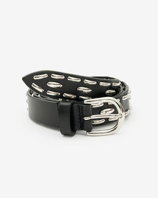 ISABEL MARANT ÈTOILE - Zap Leather Belt - Black