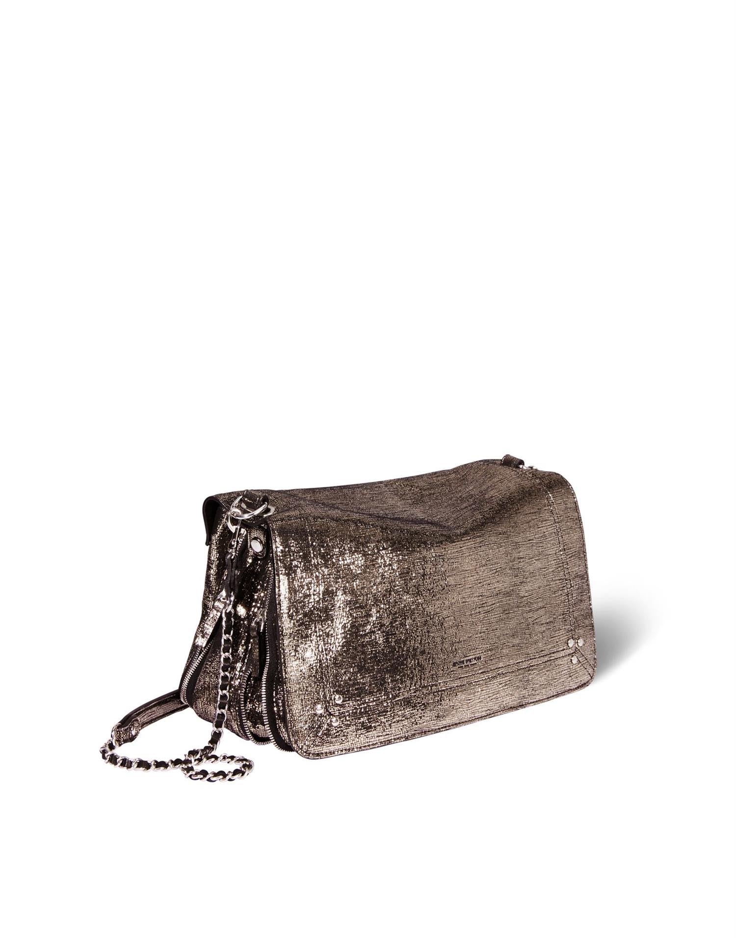 JEROME DREYFUSS Bobi L Lame Champagne – Shine - Main Image