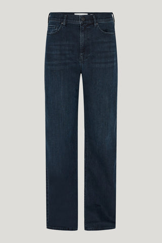 TOMORROW - Brown Straight Jeans Austin - Denim Blue