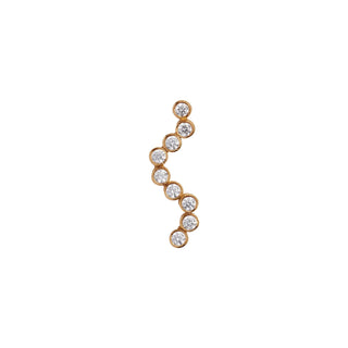 STINE A - Midnight Sparkle Small Earring - Left