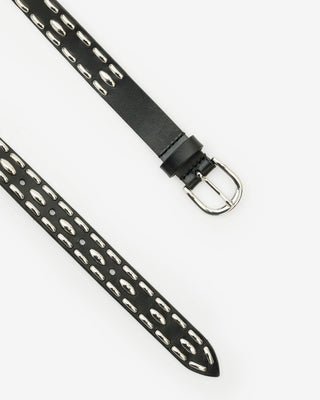 ISABEL MARANT ÈTOILE - Zap Leather Belt - Black