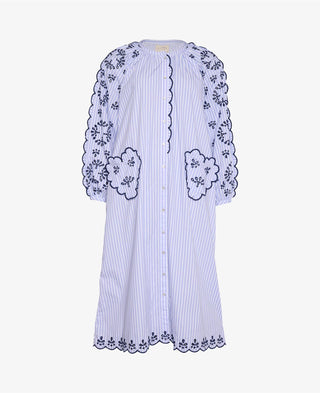 SISSEL EDELBO - Elin Organic Cotton Dress - Ocean