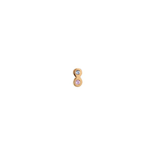 STINE A - Two Candy Dots Earring - Gold