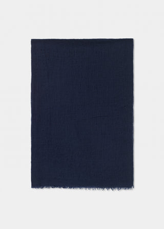 AIAYU - POON SCARF 125X175 - NAVY
