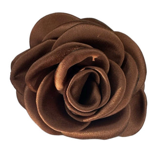 Pico Copenhagen - Small Satin Rose Claw - Chocolate