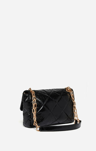 VANESSA BRUNO - Moon Bag Leather - Noir