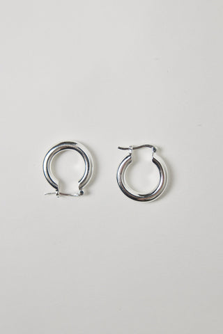 Englund1917 - Chunky Silver Hoops